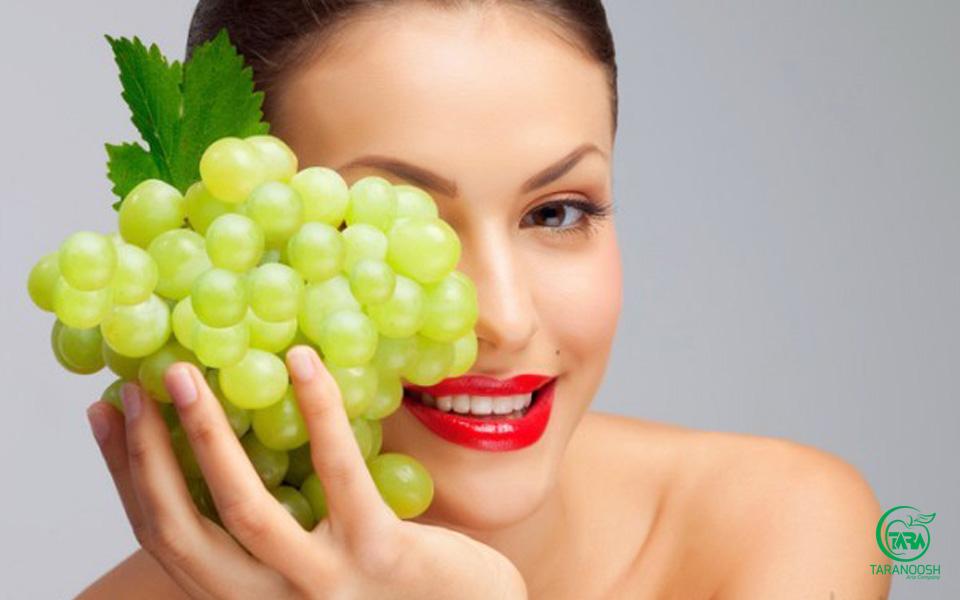 فواید انگور برای پوست و مو